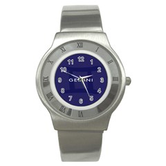 Zodiac Gemini Stainless Steel Watch by Mariart