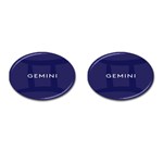 Zodiac Gemini Cufflinks (Oval) Front(Pair)