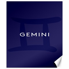 Zodiac Gemini Canvas 8  X 10  by Mariart