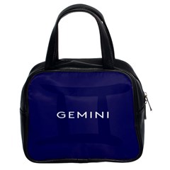 Zodiac Gemini Classic Handbags (2 Sides) by Mariart