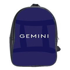 Zodiac Gemini School Bags (xl)  by Mariart