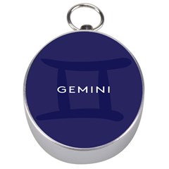 Zodiac Gemini Silver Compasses by Mariart