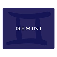 Zodiac Gemini Double Sided Flano Blanket (large)  by Mariart