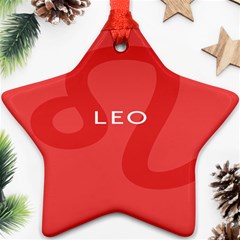 Zodiac Leo Ornament (Star)