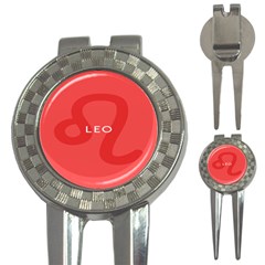 Zodiac Leo 3-in-1 Golf Divots