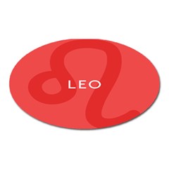 Zodiac Leo Oval Magnet