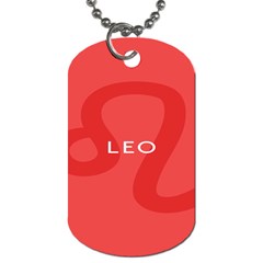 Zodiac Leo Dog Tag (one Side) by Mariart