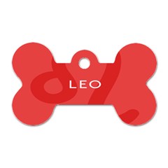 Zodiac Leo Dog Tag Bone (Two Sides)