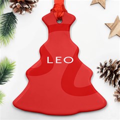 Zodiac Leo Christmas Tree Ornament (Two Sides)