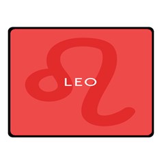 Zodiac Leo Double Sided Fleece Blanket (Small) 