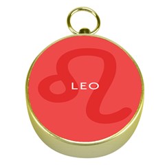 Zodiac Leo Gold Compasses