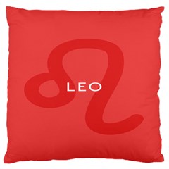 Zodiac Leo Standard Flano Cushion Case (One Side)