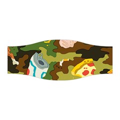 Urban Camo Green Brown Grey Pizza Strom Stretchable Headband