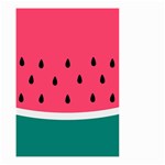 Watermelon Red Green White Black Fruit Small Garden Flag (Two Sides) Front