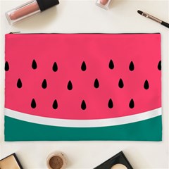 Watermelon Red Green White Black Fruit Cosmetic Bag (xxl)  by Mariart