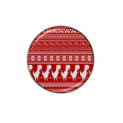 Red Dinosaur Star Wave Chevron Waves Line Fabric Animals Hat Clip Ball Marker by Mariart