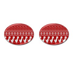 Red Dinosaur Star Wave Chevron Waves Line Fabric Animals Cufflinks (oval) by Mariart