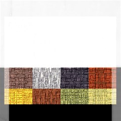 Blocky Filters Yellow Brown Purple Red Grey Color Rainbow Rectangular Jigsaw Puzzl by Mariart