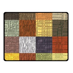 Blocky Filters Yellow Brown Purple Red Grey Color Rainbow Double Sided Fleece Blanket (small)  by Mariart