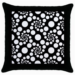 Pattern Throw Pillow Case (Black)