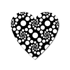 Pattern Heart Magnet