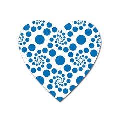 Pattern Heart Magnet by Valentinaart