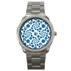 Pattern Sport Metal Watch by Valentinaart