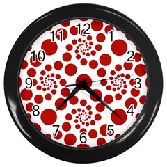 Pattern Wall Clocks (Black)