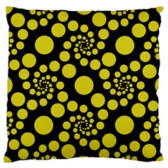 Pattern Large Flano Cushion Case (one Side)