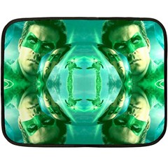 Green Lantern 3d Effect Fleece Blanket (mini) by 3Dbjvprojats