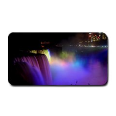 Niagara Falls Dancing Lights Colorful Lights Brighten Up The Night At Niagara Falls Medium Bar Mats by Simbadda