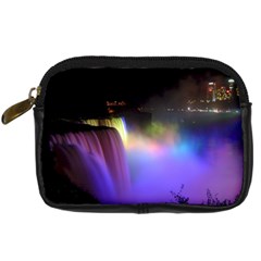 Niagara Falls Dancing Lights Colorful Lights Brighten Up The Night At Niagara Falls Digital Camera Cases by Simbadda