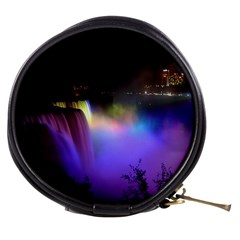 Niagara Falls Dancing Lights Colorful Lights Brighten Up The Night At Niagara Falls Mini Makeup Bags by Simbadda