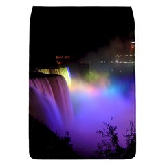 Niagara Falls Dancing Lights Colorful Lights Brighten Up The Night At Niagara Falls Flap Covers (l)  by Simbadda