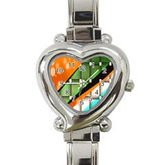 Abstract Wallpapers Heart Italian Charm Watch by Simbadda