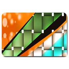 Abstract Wallpapers Large Doormat  by Simbadda