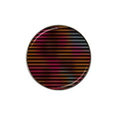 Colorful Venetian Blinds Effect Hat Clip Ball Marker (4 Pack) by Simbadda