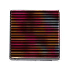 Colorful Venetian Blinds Effect Memory Card Reader (square) by Simbadda