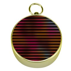 Colorful Venetian Blinds Effect Gold Compasses by Simbadda