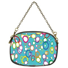 Circles Abstract Color Chain Purses (two Sides)  by Simbadda