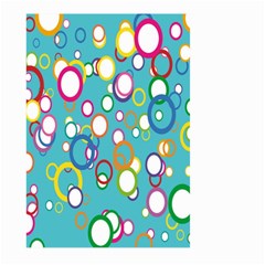 Circles Abstract Color Large Garden Flag (two Sides) by Simbadda