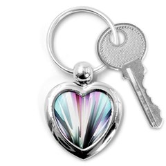 Flower Petals Abstract Background Wallpaper Key Chains (heart)  by Simbadda