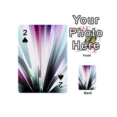 Flower Petals Abstract Background Wallpaper Playing Cards 54 (mini)  by Simbadda