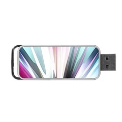 Flower Petals Abstract Background Wallpaper Portable Usb Flash (two Sides) by Simbadda