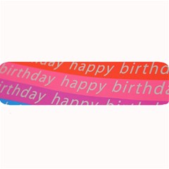 Colorful Happy Birthday Wallpaper Large Bar Mats by Simbadda