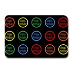 Happy Birthday Colorful Wallpaper Background Plate Mats 18 x12  Plate Mat