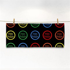 Happy Birthday Colorful Wallpaper Background Cosmetic Storage Cases by Simbadda