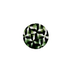 Green Black And White Abstract Background Of Squares 1  Mini Buttons by Simbadda