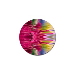 Abstract Pink Colorful Water Background Golf Ball Marker (4 Pack) by Simbadda