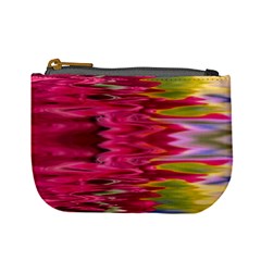 Abstract Pink Colorful Water Background Mini Coin Purses by Simbadda